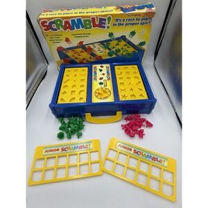 SCRAMBLE 2003 Pavilion Game HilCo Corp. Missing One Green & One Pink Piece